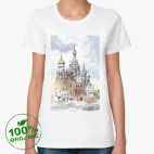 Женская футболка органик