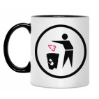 Кружка двухцветная