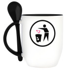 Кружка с ложкой