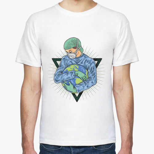 Футболка с принтом Nurse