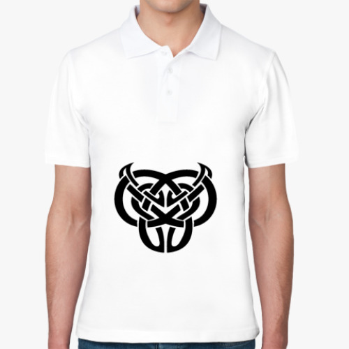 Рубашка поло с принтом Кельтский узор