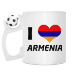 Кружка с футбольным мячиком