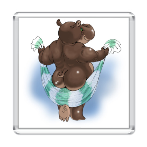 Магнит с принтом Бегомонт