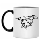 Кружка двухцветная