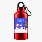 Металлическая бутылка 400 мл UV-DTF