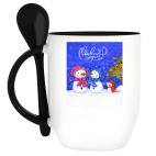 Кружка с ложкой