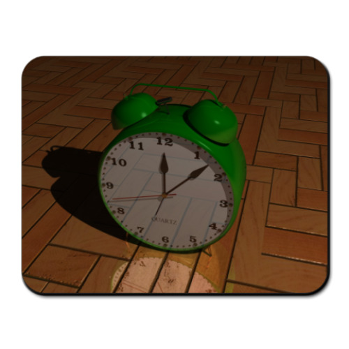 Коврик для мыши с принтом  'Будильник'