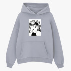 Толстовка худи оверсайз