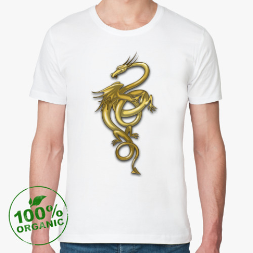 Футболка из органик-хлопка с принтом  Год Дракона