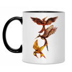 Кружка двухцветная