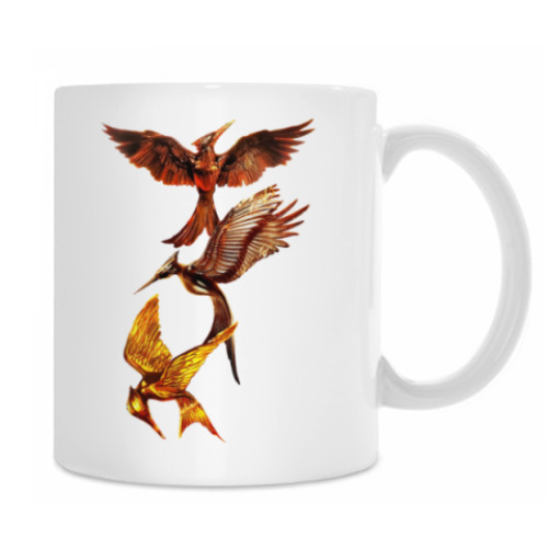 Кружка с принтом Сойка пересмешница