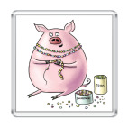 Свинья с бисером