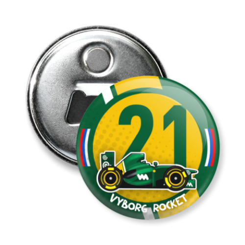 Магнит-открывашка с принтом Vitaliy