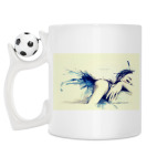 Кружка с футбольным мячиком