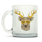 Олень Хипстер в очках