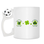 Кружка с футбольным мячиком