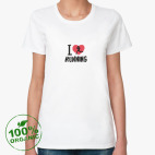 Женская футболка органик