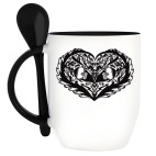 Кружка с ложкой