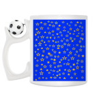 Кружка с футбольным мячиком