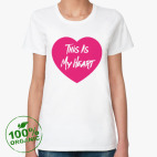 Женская футболка органик