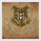 Постер 40 х 40 см Хогвартс