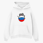 Толстовка худи оверсайз