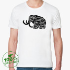 Мужская футболка органик