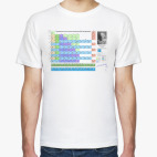 Футболка: Таблица Менделеева с его автографом