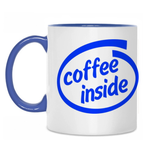 Кружка с принтом Coffee inside