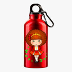 Металлическая бутылка 400 мл UV-DTF