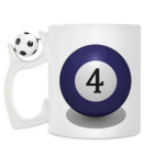 Кружка с футбольным мячиком