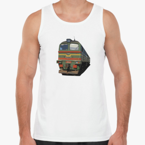 Майка с принтом Тепловоз 2м62