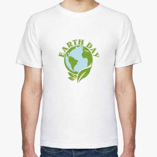 Футболка с принтом Earth Day
