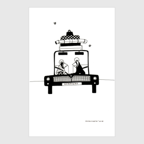 Постер с принтом Runaway