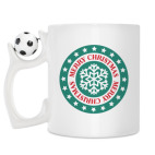 Кружка с футбольным мячиком
