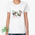 Женская футболка органик