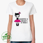 Женская футболка органик