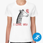 Женская спортивная футболка