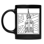 Кружка цветная UV-DTF