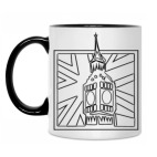 Кружка двухцветная