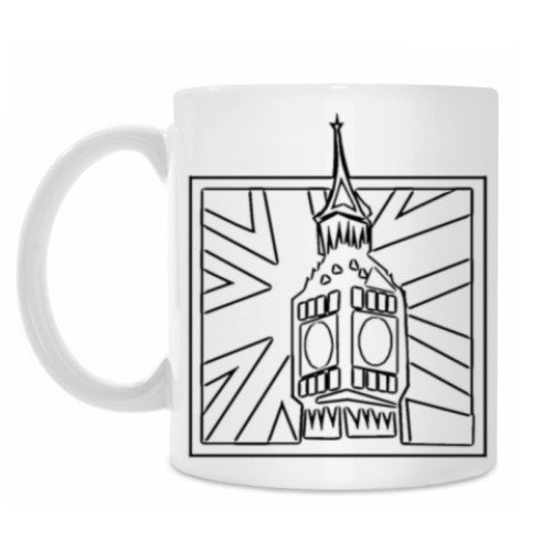 Кружка с принтом Тауэр