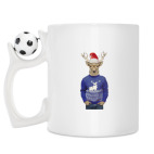 Кружка с футбольным мячиком