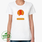 Женская футболка органик