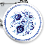 Гжель синяя