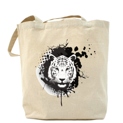 Сумка шоппер с принтом Тигр
