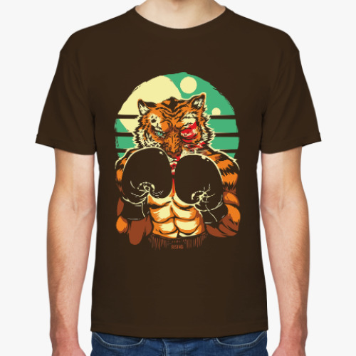 Футболка с принтом Eye of the tiger