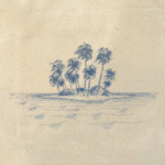 Море винтаж необитаемый остров