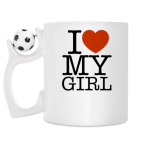 Кружка с футбольным мячиком