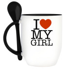 Кружка с ложкой