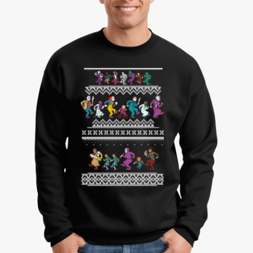 Свитшот с принтом Halloween Хэллоуин ужастик